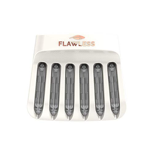 Finishing Touch Flawless Dermaplane Glow, Original-Peeling und Gesichtshaar-Epilierer, Entfernt Pfirsichflaum und hilft das Erscheinungsbild feiner Linien zu reduzieren - Image 3