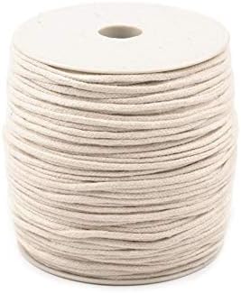 Candle Wick Oil Lamp Flat Wick, Round Wick 2, 3, 4, 6 mm, 2 mm