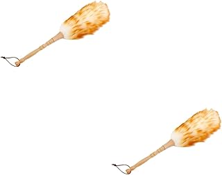 SOLUSTRE 2 Pcs Electrostatic Duster Dusting Brush Cleaning Gadgets Microfiber Cleaner Lambs Wool Duster Microfiber Hand Duster Tools Chicken Vacuum Cleaner