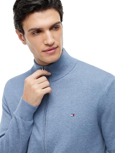 Jersey con cremallera hombre Tommy Hilfiger: chaqueta de punto y cuello alto casual 4