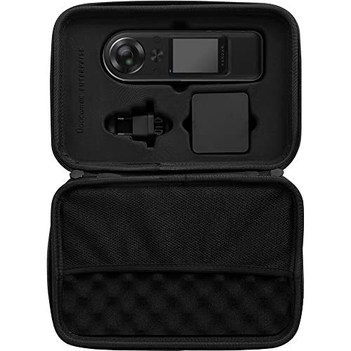 Kandao Qoocam 8K Enterprise 360 Camera (247129) + 64Gb Card + Adjustable Selfie-Stick + Small Bag + Usb-C To Hdmi Cable + Usb-C Adapter + Network Cable + Velcro Straps + Cleaning Kit #TOP7