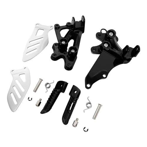 Repose-pieds avant moto rigide finition noire pour Suzuki GSXR 750 600