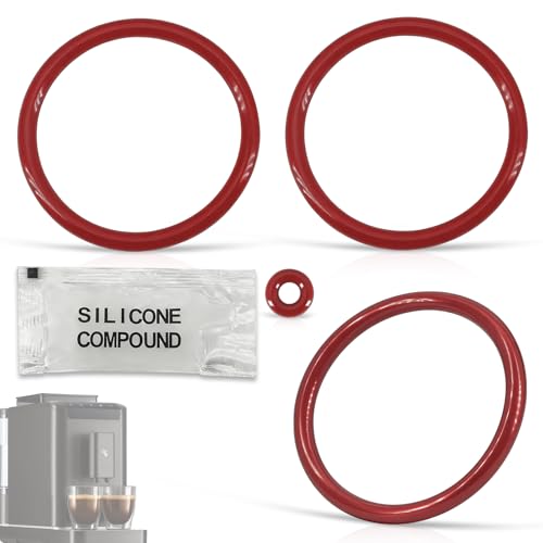 Anillos de sellado para cafeteras automáticas Tchibo Esperto Pro – Juego de 4 juntas adecuadas para Tchibo Esperto, Esperto2, Beko CEG, Grundig KVA 4830, junta compatible con cafetera Smeg BCC