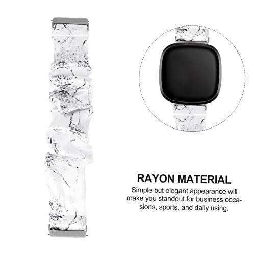 VANZACK 1pc Elastic Watch Strap Comfortable Material Wrist Band Compatible Elegant Design for Business Sports and Daily Use Easy to Install and Replace4