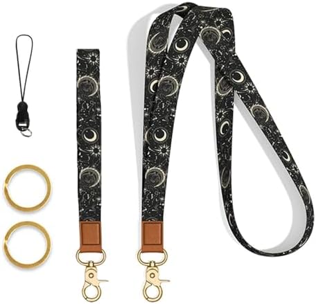 Vicloon Nylon Neck Strap, 2 Wrist Straps And ID Badge Neck Lanyard, Office Lanyards With Swivel Metal Clip And Key Ring For ID Card Holder, Key And Mobile Phone Lanyard (mint Green - View #5