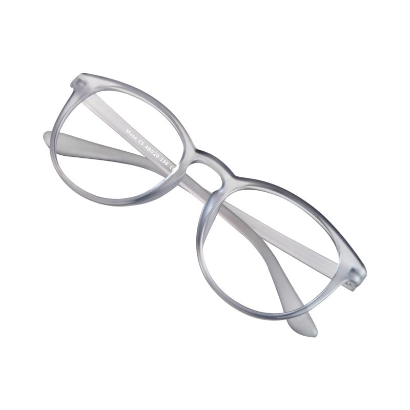 Image of VisionGlobal Blue Light Blocking Glasses, Lightweight Oval Frame, Computer Glasses for Gaming, Office, TV