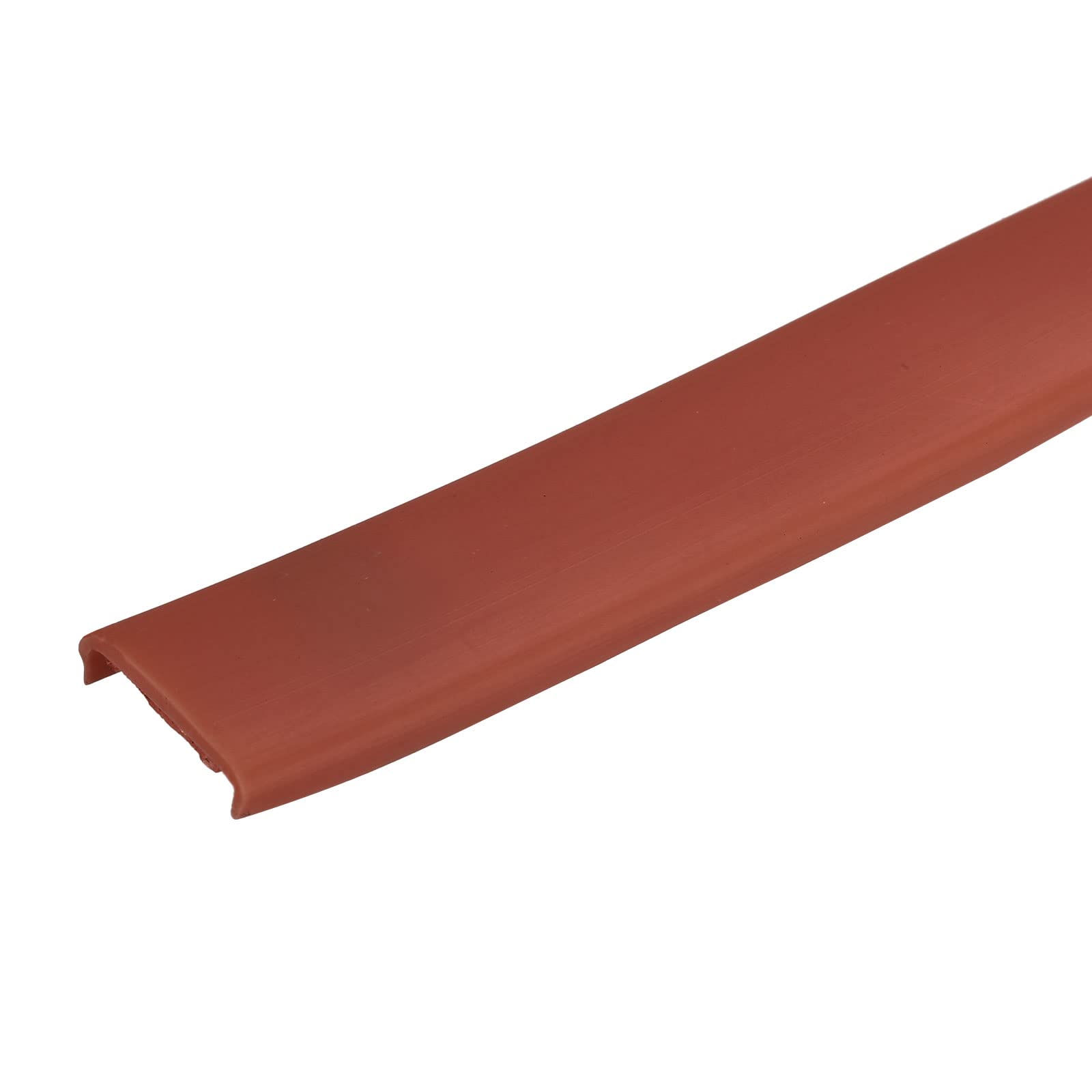 uxcell U Shape Furniture Edge Banding, 3 Meters Self Adhesive Flexible Edging Trim, 5x16mm TPE Edge Guards for Cabinets Furniture Repair Restoration, Brown