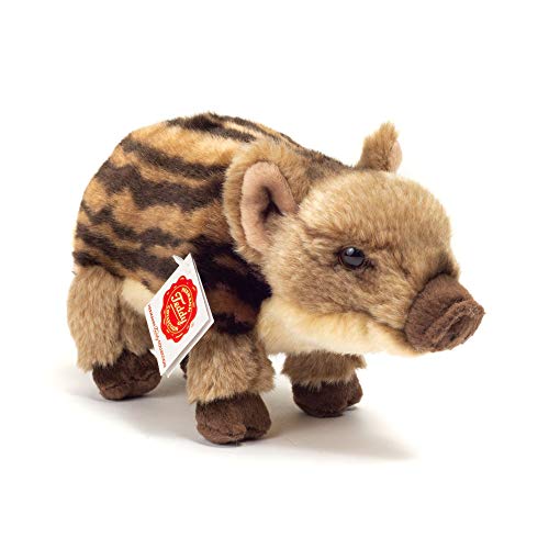 Teddy Hermann 90832 Wildschweinfrischling 22 cm, Kuscheltier mit idealem Recyclinganteil (Füllmaterial)