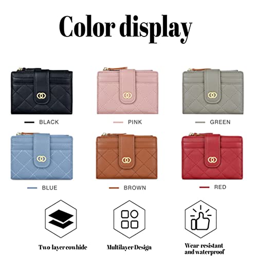 Witataoge Small Wallet For Women, Leather Bifold Rfid Blocking Credit Card Holder Compact Card Hold Case Wallet (Black) #TOP5