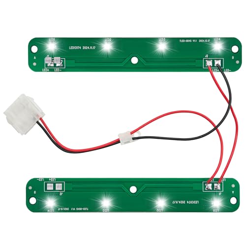 Image of W10866538 Refrigerator LED Light Module - Compatible with Whirlpool, Kenmore, Maytag, Amana, Fridge Light Board Replacement - Replaces W11043011, AP6047972, PS12070396, EAP12070396, 4533926, Q184G2