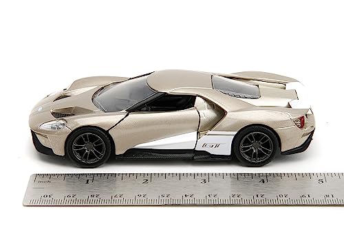 Jada Pink Slips 1:32 Ford GT Metal Dorado miniatura 6