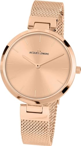 Montre femme Jacques Lemans Milano 1-2110L au bracelet acier élégant