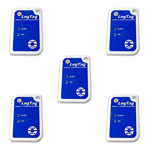 5 Pack of LogTag Temperature/Humidity Data Loggers