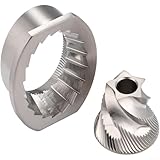 ZiStarlilife Hoja de molienda cónica de acero inoxidable de 48 mm para máquinas automáticas de espresso, acero 420 para molienda precisa de granos de café en cafeterías