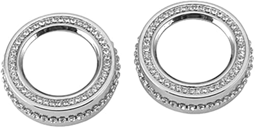 Miniatura 4 de Accesorios de interior brillantes Compatibles con Mazda 2019 2020 2021 2022 2023 2024 2025 Mazda3 Mazda6 Manopilla de aire acondicionado con adorno