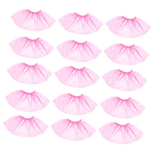 DINHEAROM Waterproof Shoe Cases 100pcs Non-woven Shoe Covers Easy-on/off for Clean Home