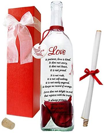 Message In A Bottle ® "LOVE" Personalized Gift for Him or Her