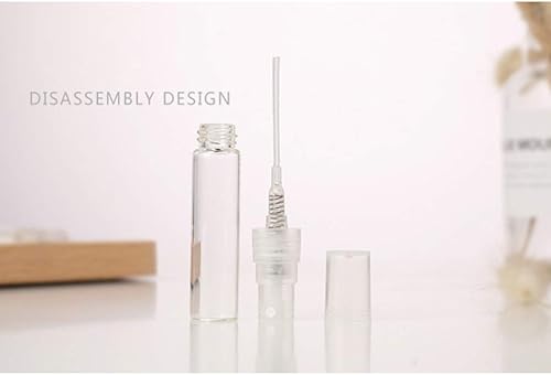 Miniatura 3 de Lurrose Mini botella de spray de niebla fina de 0.1 fl oz/0.1 fl oz/0.2 fl oz/0.3 fl oz portátil recargable de vidrio perfumador atomizador de viaje