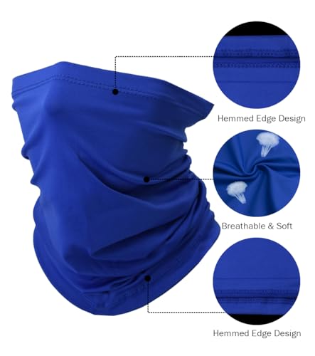 Image of Fishing Neck Gaiter, Sun Protection Face Mask, Cooling Neck Shield Scarf Cycling Balaclava Bandana for Men and Women