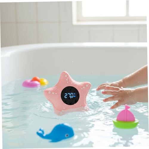 Ameble Bath Thermometer, Color Alert Floating Baby Thermometer for Infant Safety, LCD Display for Precise Water Temperature from 0-80°C Bath Colour Alert Floating Baby for infa - Image 2