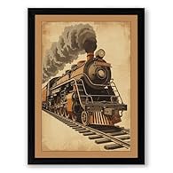 PRINT QUALITY: Reproduced on heavyweight matte giclée fine art paper for rich colour and crisp detail. A premium fine art finish without the gallery price tag. READY TO HANG: Arrives in a clean frame with all fixings included. Hang it straight out of...