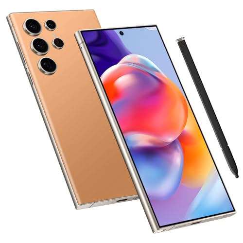 C24 Ultra Smartphone, 6+256GB Unlocked Cell Phone, Android 13.0, 48+108MP Zoom Camera, Build-in Pen,Long Battery Life 6800mAh, Dual SIM, 6.8“ HD Screen,Face ID/Fingerprint Lock/GPS Phone (Gray)