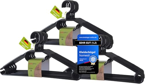 homesti 30 grucce multifunzione in plastica premium con gancio girevole a 360° e superficie antiscivolo