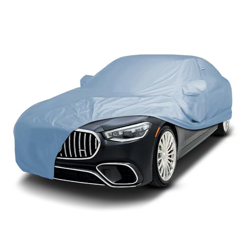 Image of iCarCover Premium Car Cover for 2007-2026 Mercedes-Benz S-Class Sedan Heavy Duty Waterproof All-Weather Automobiles Custom Fit Indoor Outdoor UV Snow Protection Covers with Straps and Bag