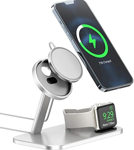 bhvxw 2in 1 charging dock stand for phone desktop holder for watch charger stand color d
