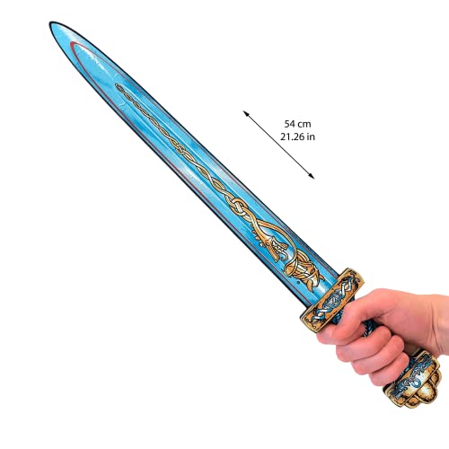 Liontouch Viking Sword, Blue | Chief Harald’s Medieval Foam Toy For Children’s Pretend Play With Norse Theme | Safe Weapons & Battle Armor For Dress Up & Costumes For Kids #TOP1