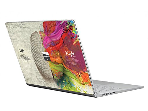 ChasBete Surface Book and 2017 Release Surface Book 2 Decal Skin Left Right Brain Protective Vinyl Sticker Cover Precision Compatible Surface Book 1 and 2017 Release Surface Book 2, 13.5inch