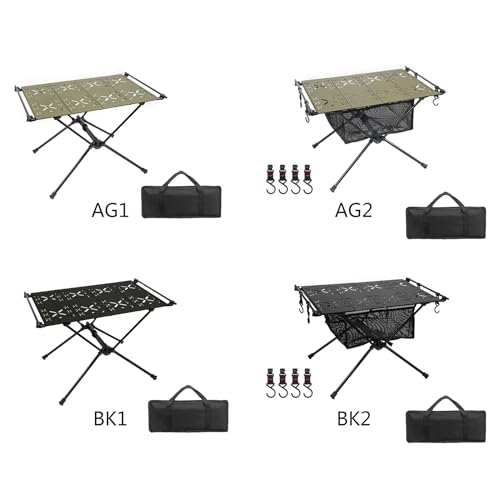 Table de camping portable et pliable résistant à la chaleur du barbecue - 8