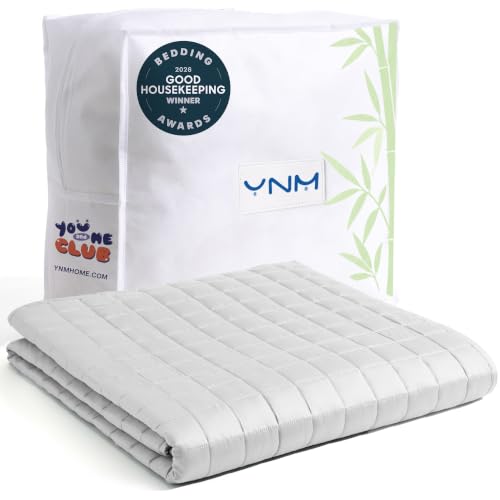 YnM Exclusive Cooling Weighted Blanket with Bamboo Viscose...