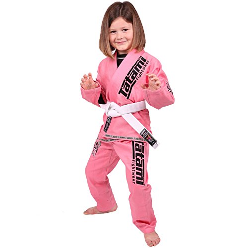 Tatami Fightwear Meerkatsu Kids Animal Bjj Gi - M1 - Pink #TOP1