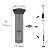 J&C Patio Heater Cover-Black Waterproof Dust-Proof Durable Veranda Outdoor Heater Cover with Zipper for Round Stand Up Patio Heater (86x19x33in)