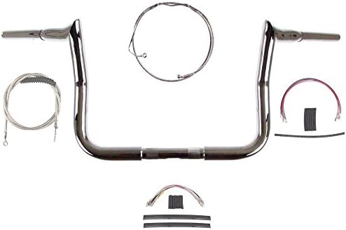 1 1/4" Chrome 12" Diablo Handlebar Kit for 2008-2013 Harley Electra Street Glide models with ABS brakes - BC-693656-ESG08A