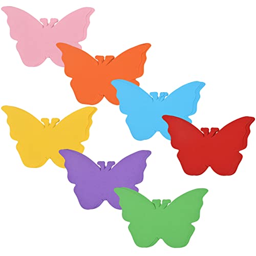 35 Piezas Mariposas de Papel Decorativas, Recortes de Mariposa de Papel para Aula, Habitación de Niños, Fiesta, Mariposas Coloridas para Tablón de Anuncios, Pascua, Primavera, Verano