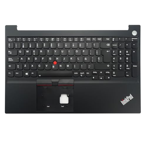 Teclado de repuesto Lenovo E15 Gen1 con reposamanos y lector de huella dactilar español