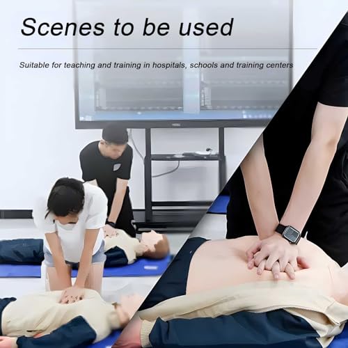Poupée de réanimation AMITD avec 4 poches pulmonaires et tapis de transport - 4