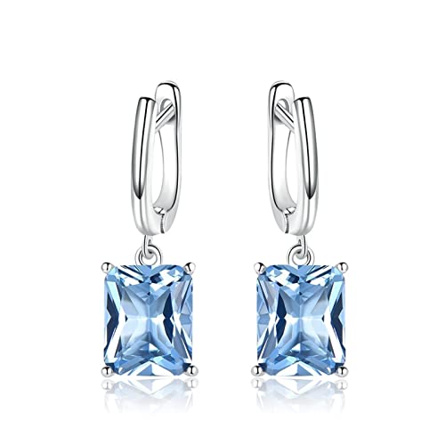 Boucles d'oreilles pendantes bleu ciel pour sublimer vos tenues de soirée