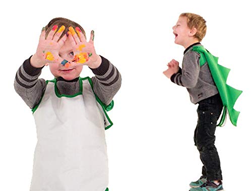 caperons  Multicolor  Delantal infantil  abwischbar y impermeable  Parte y diversión al Hornear y cocinar mediante Función como Cape Disfraz  Protección contra el polvo para ropa de niños