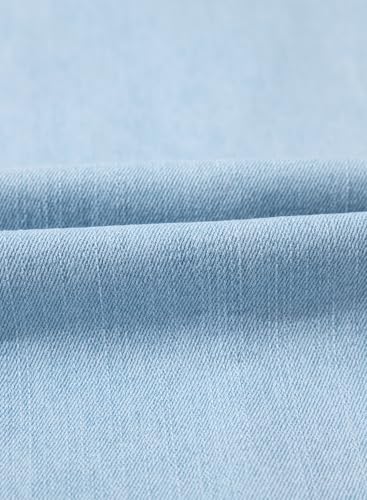 Image of Sidefeel Women's Jeans High Waisted Wide Leg Loose Fit Straight Leg Zimbaplatinum Cropped Denim Pants