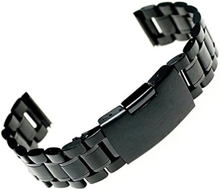 Ritche 22mm Watch Band Premium Solid Stainless Steel Metal Business Replacement Bracelet Strap for Men's Women's Watch