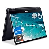 ASUS Vivobook 14' Touchscreen Ryzen 7 2-in-1 Convertible Laptop, 14' FHD 1920*1080 Touchscreen, AMD Ryzen 7 5700U, 24GB RAM, 1TB SSD, FP Reader, Touchpad, HDMI, Webcam, Wi-Fi, Windows 11 Home, Black