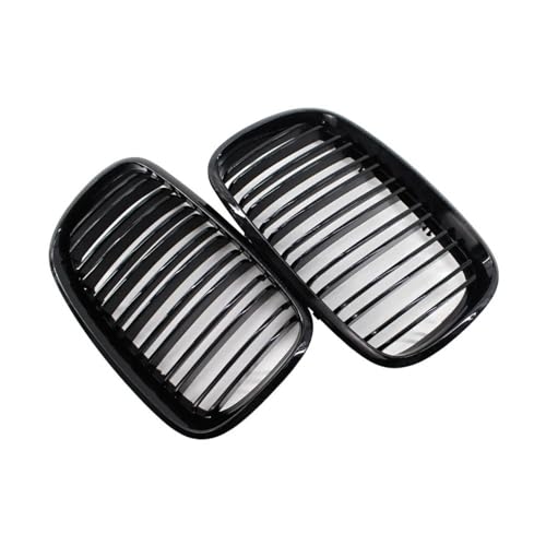 Parrilla delantera de riñón tipo doble línea para parachoques de coche X5 E70 y X6 2