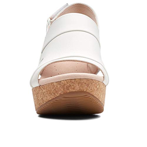 Image of Clarks womens Annadel IvoryWedge Sandal