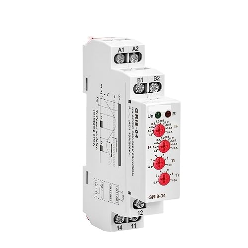 Relais de courant GRI8-04 pour contrôle de surintensité 1.6-16A AC/DC