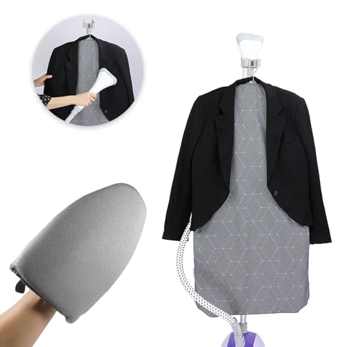 EVEME Steamer Board for Clothes with Ironing Gloves,Stand for Steaming Clothes,Steamer Pad,Hanging Ironing Board,Clothes Steamer Board,Steamer for Clothes,Hanging Steam Iron Pad