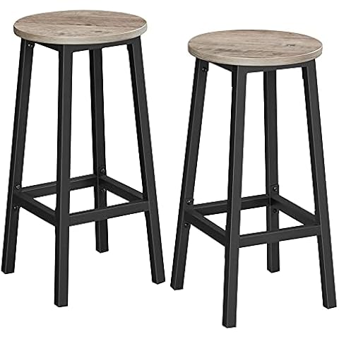 VASAGLE Stylish Bar Stools Set of 2 Cover