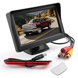 Monitor Retromarcia Auto 4.3 Pollici LCD TFT 12-24V per Auto Camion Autobus